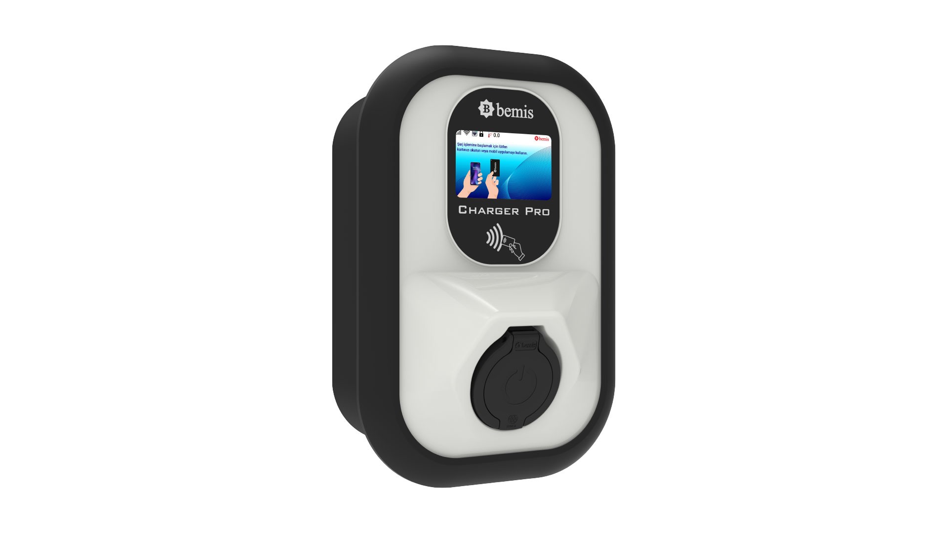 BEMIS Model 3 Charger Pro 2 — 22 kW Pano Prizli (WiFi/OCPP) — ürün görseli