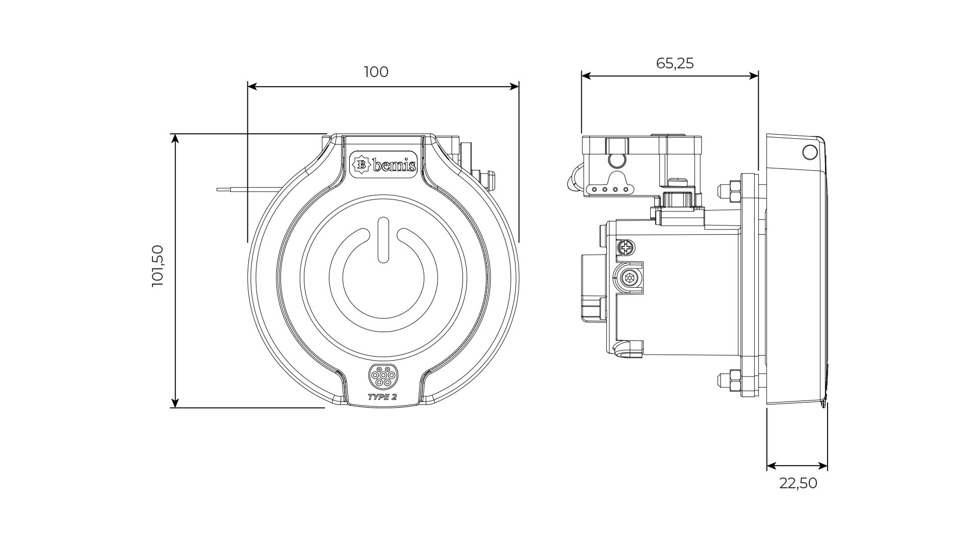 BEMIS BEV-5016-4310 pano priz