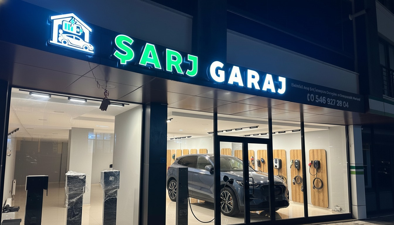 Bursa Şarj İstasyonu mağaza dış cephesi — Nilüfer Konak Mahallesi